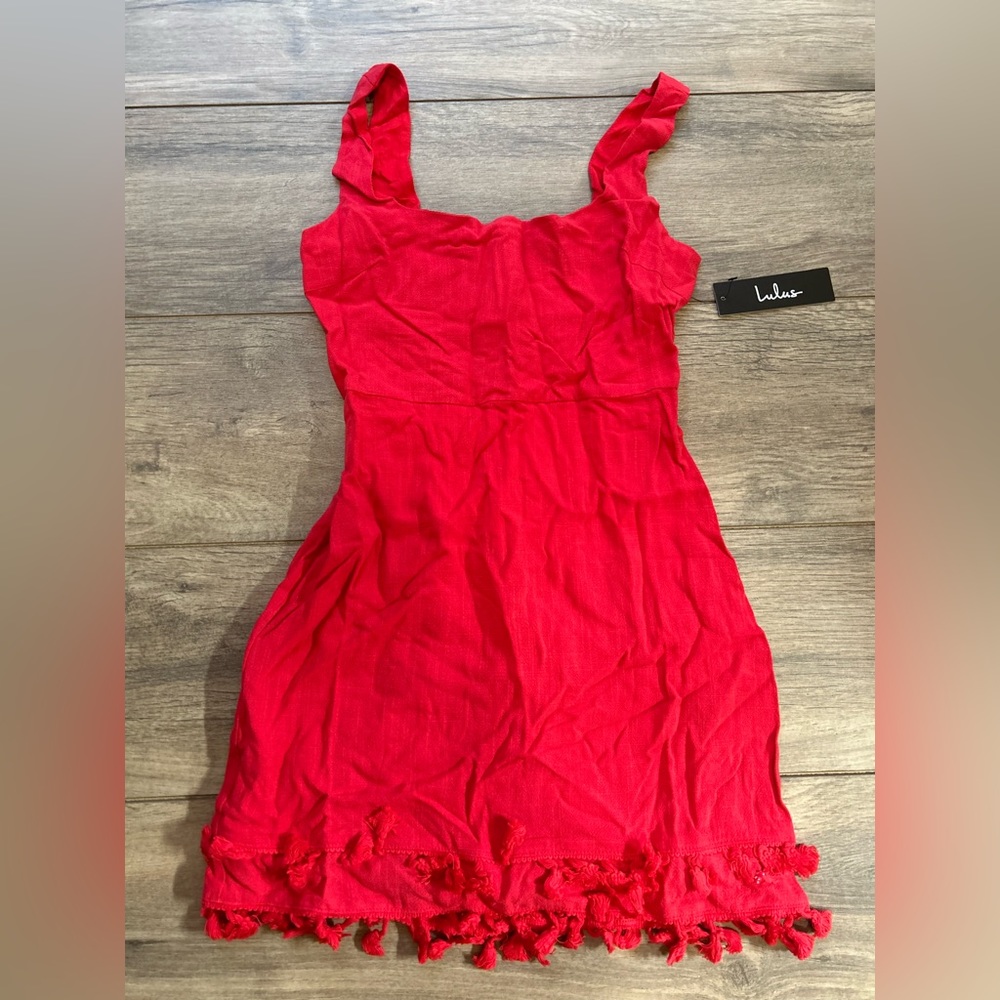 Red dress